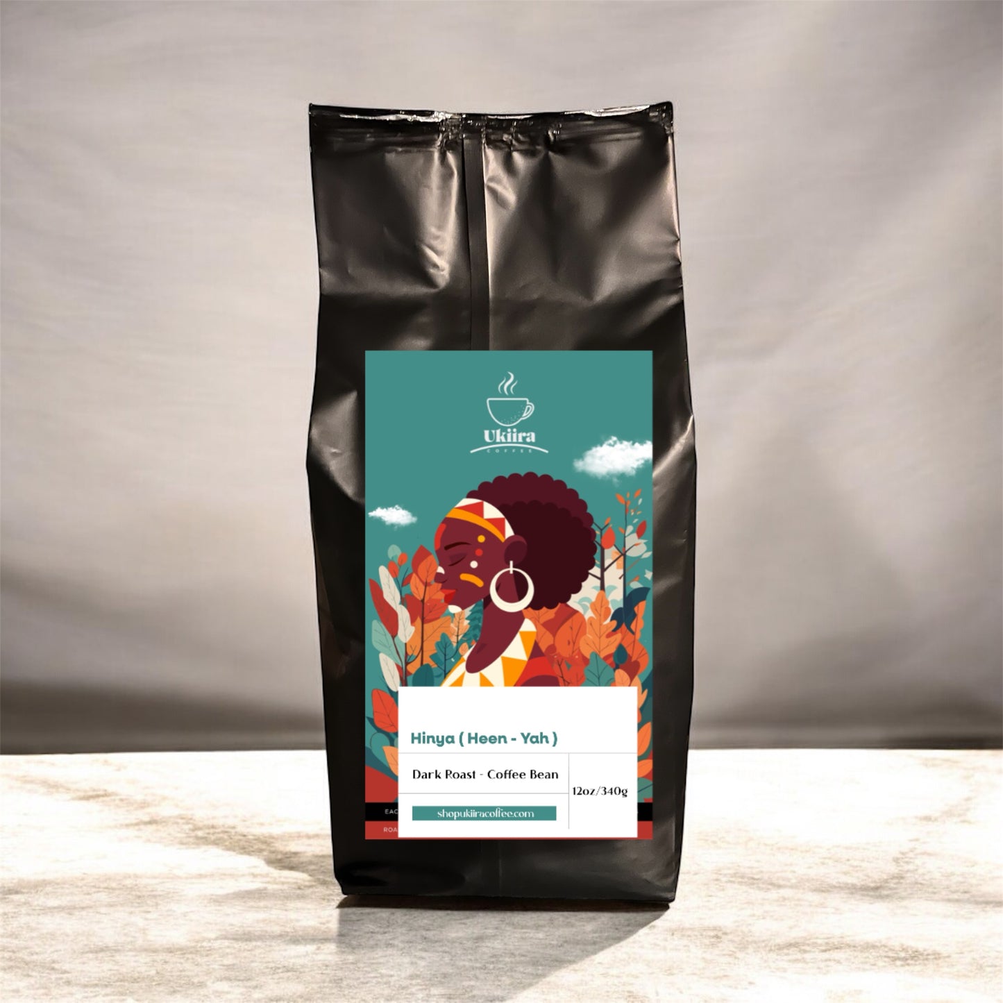 5LB Hinya - Dark Roast Whole Bean Kenya Coffee